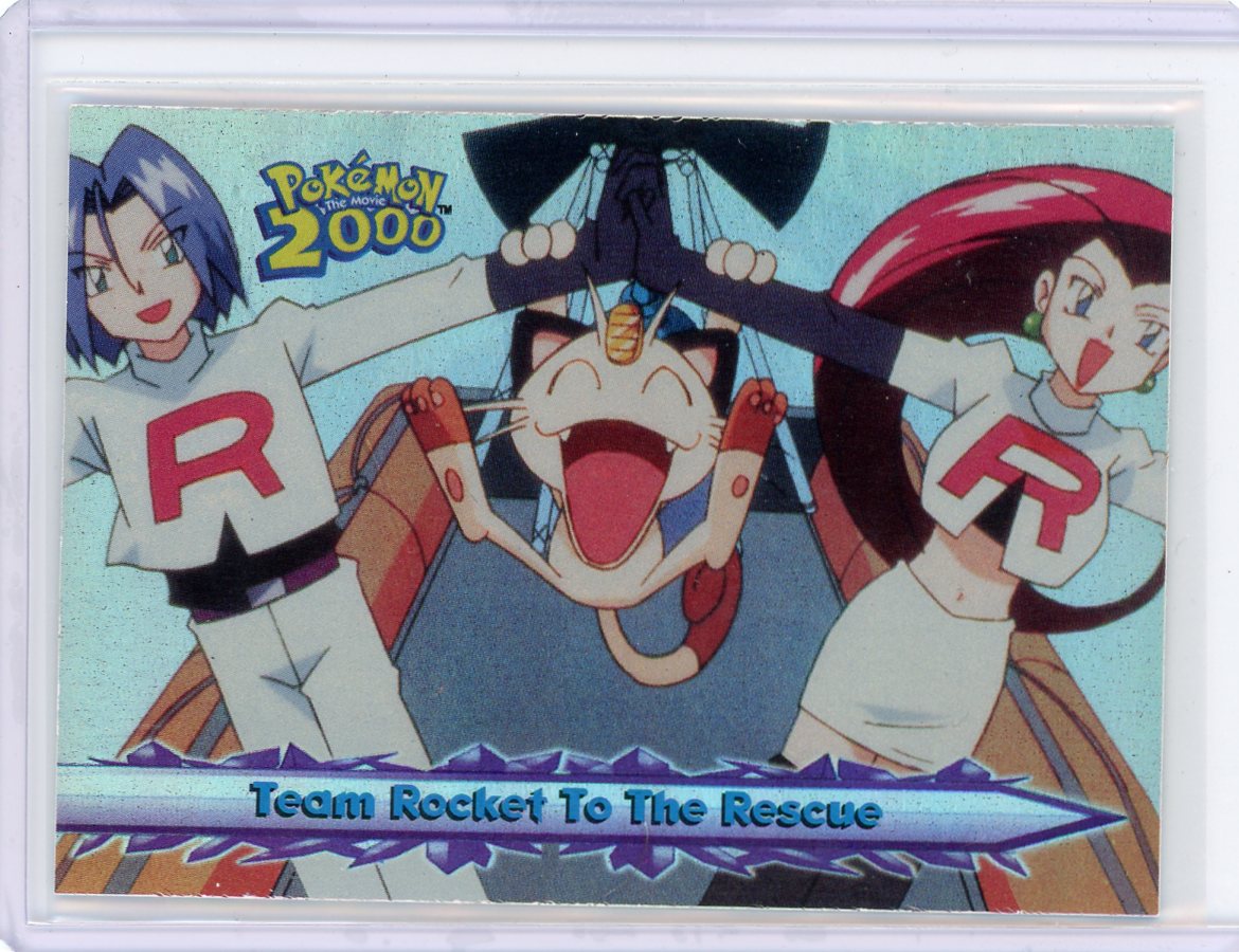 Team Rocket To The Rescue Pokemon The Movie 2000 Holo – Official Pokemon TCG Product