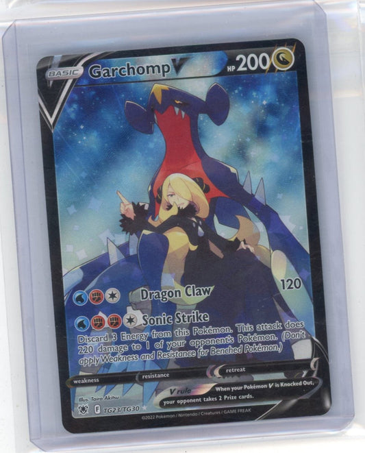 Garchomp V 2022 Pokemon Astral Radiance Trainer Gallery rare holo TG23/30 – Official Pokemon TCG Product