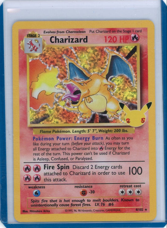 Charizard Pokemon Celebrations Classic Collection #4/102 – Official Pokemon TCG Product