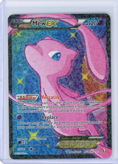 Mew EX Pokemon Legendary Treasures Radiant Collection Full-Art #RC24/RC25 (LP) – Official Pokemon TCG Product