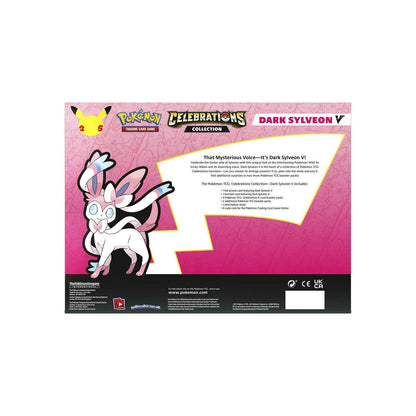 Pokemon TCG Celebrations Dark Sylveon V Collection Box – Official Pokemon TCG Product