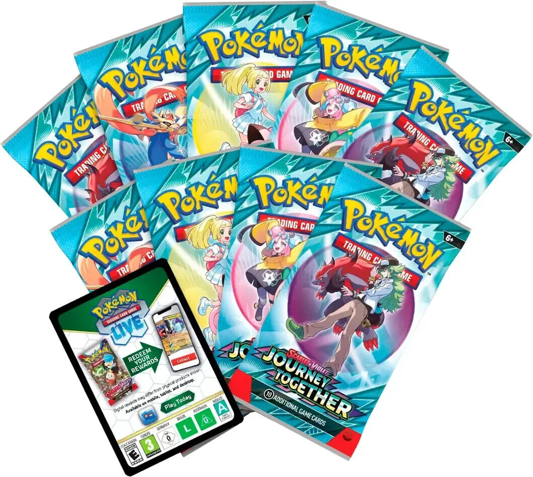 Pokemon TCG Scarlet & Violet - Journey Together Elite Trainer Box – Complete Trainer Kit with Accessories