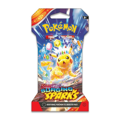 Pokemon TCG Surging Sparks Sleeved - Booster Packs SET OF 4 – Authentic Japanese Pokemon Cards